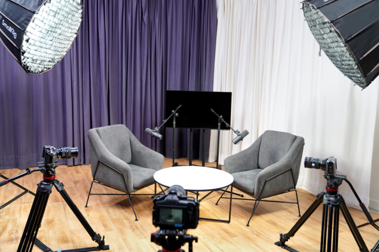 NUEVO – Un estudio de grabación de podcasts en Barcelona