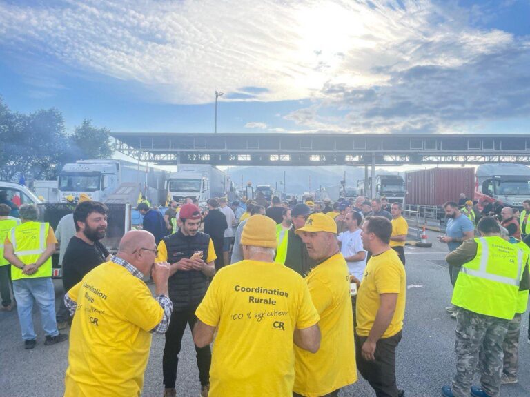 (EN VIVO) Frontera entre Francia y España bloqueada por agricultores