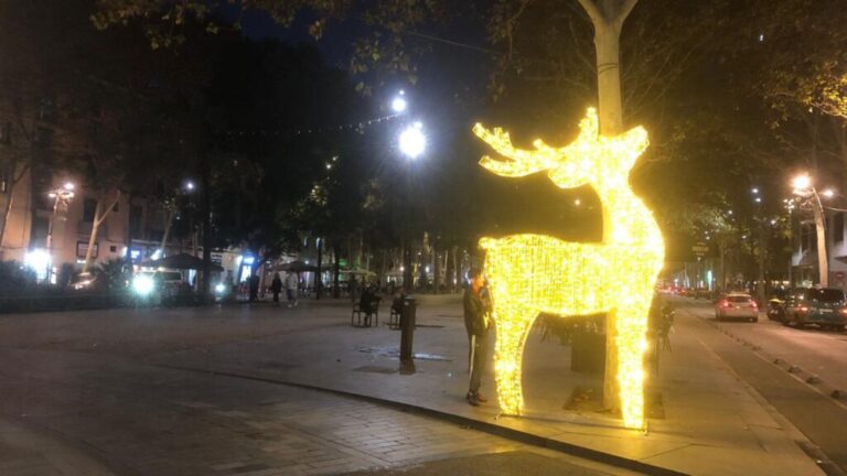 (VÍDEO) Inauguración del alumbrado navideño en Barcelona