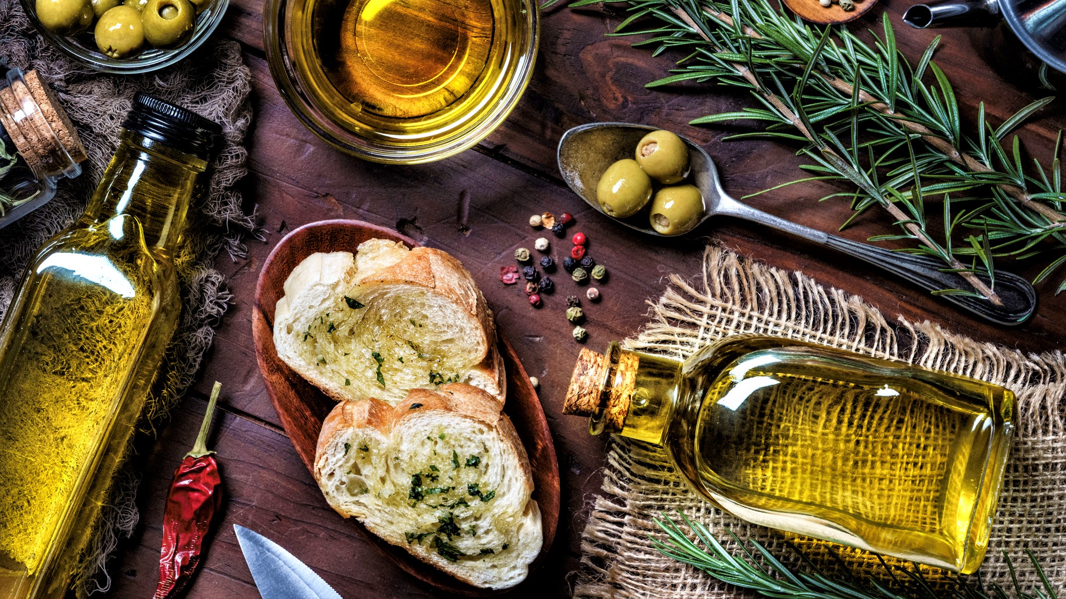 aceite de oliva mantequilla