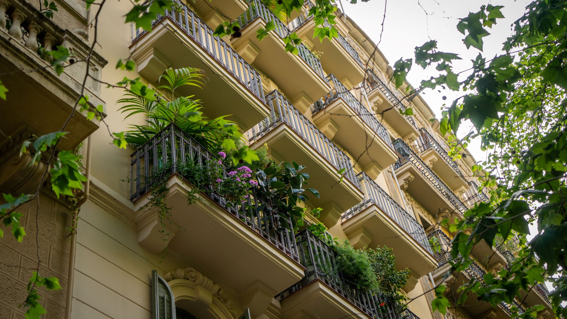 Vivienda de apartamento alquiler de la casa comprar bienes raíces Barcelona Balcón Foto Clementine Laurent Equinox 07938 2