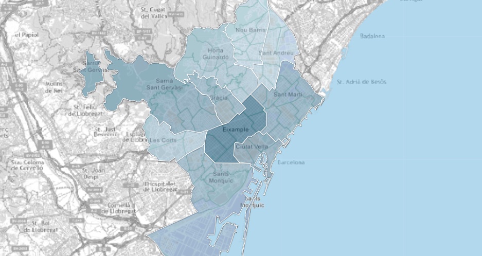 Distrito francés Barcelona