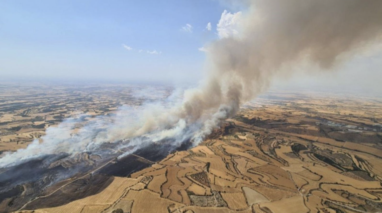 (Video) Primer fuego mortal en Cataluña