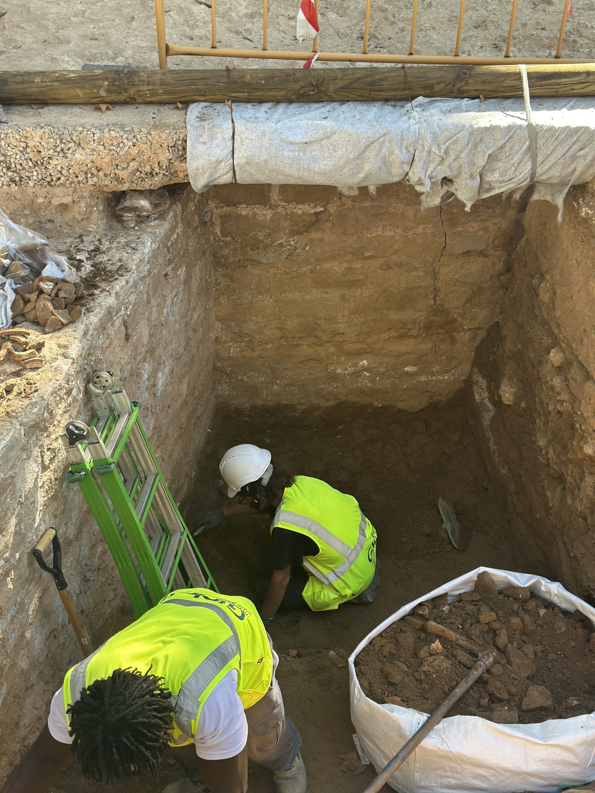 Un muro medieval descubierto bajo la Rambla de Barcelona 9 Muro de Rambla Barcelona