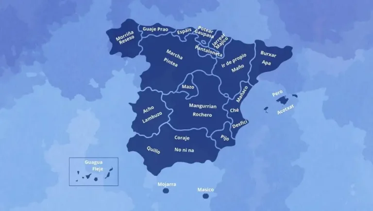 Las palabras más entendidas en las cuatro esquinas de España