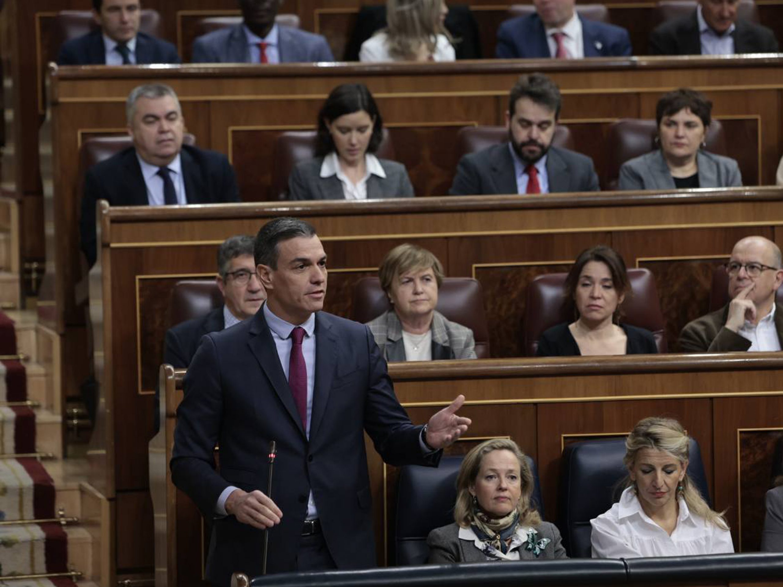 Pedro Sánchez Parlamento España escalado
