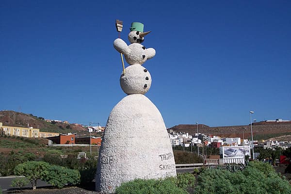 muneco nieve tenerife