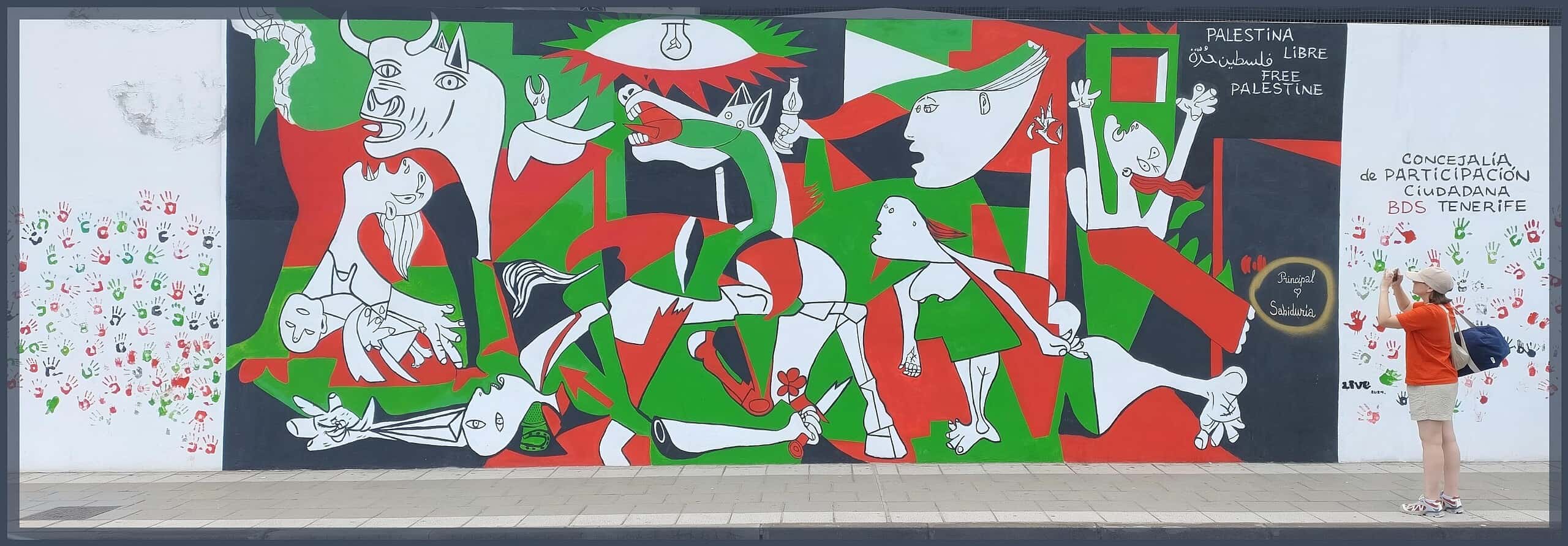 guernica palestina escamada