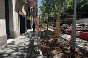 El barrio de la Sagrada Familia en proceso de renovación antes de la visita del Papa