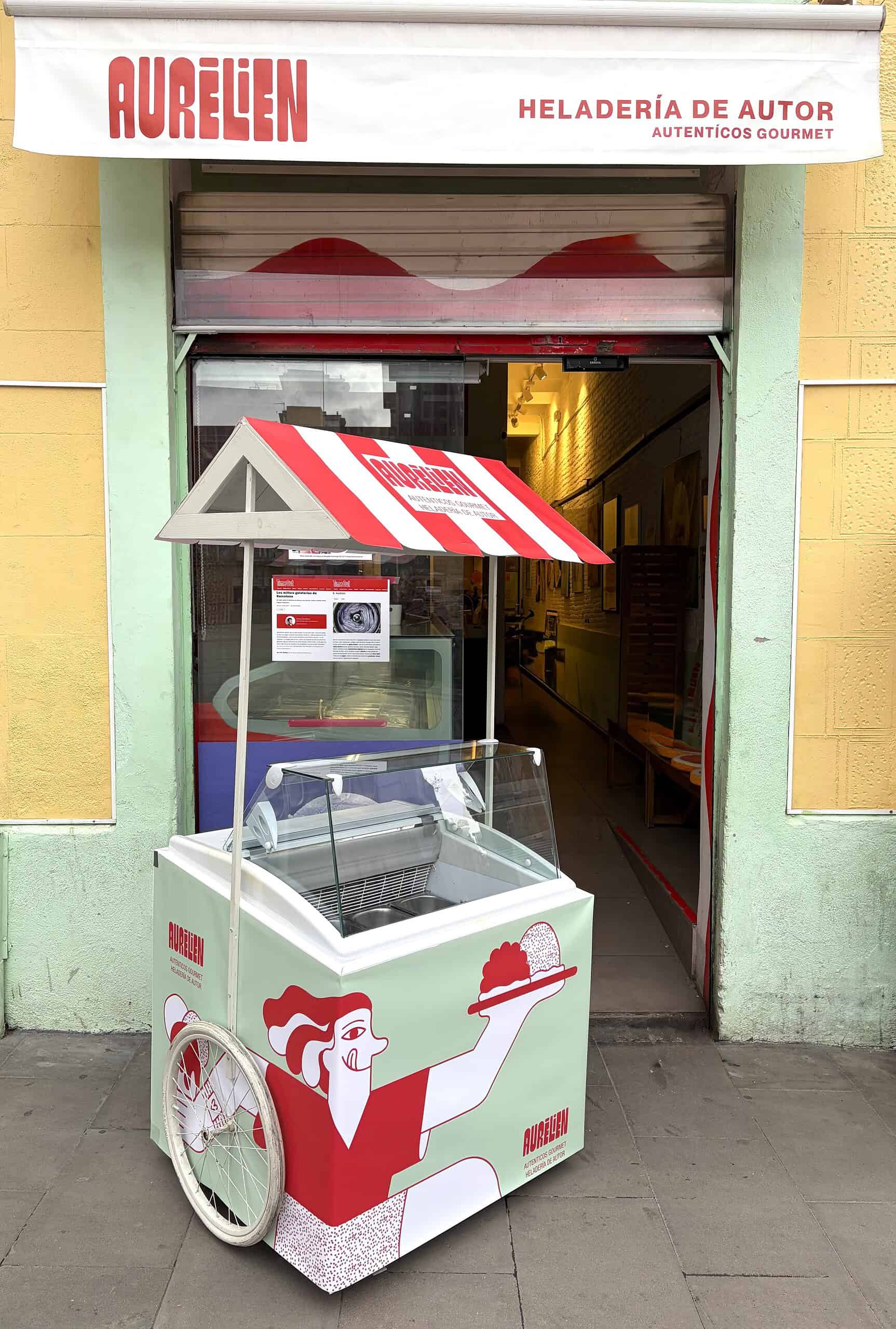 carro glaciar aurelien a escala