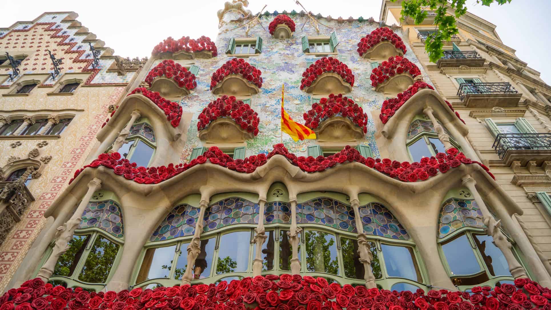 Libro fiesta rosa Sant Jordi Barcelona Cataluña Foto Clementine Laurent Equinox 06522