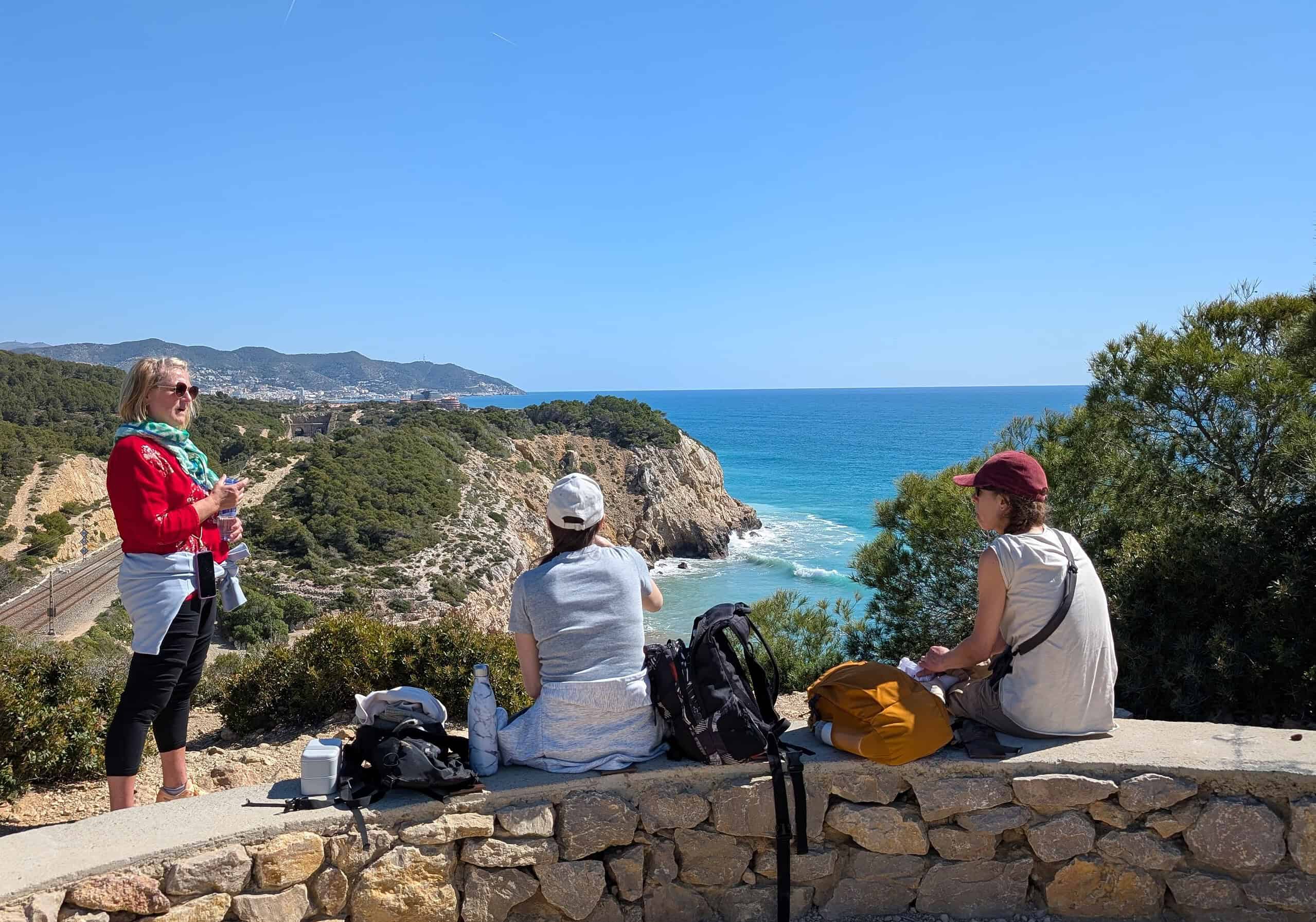 caminata de sitges escalada