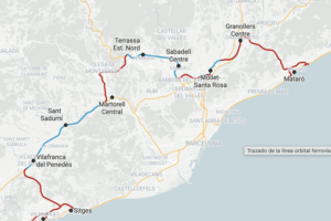 Cataluña relanza su tren circular por Barcelona