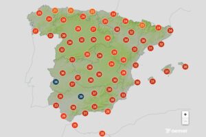 Una fuerte ola de calor azota a España
