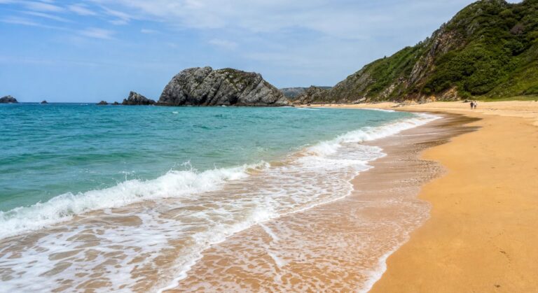 Esta playa salvaje de Cantabria parece del Caribe y casi nunca está llena