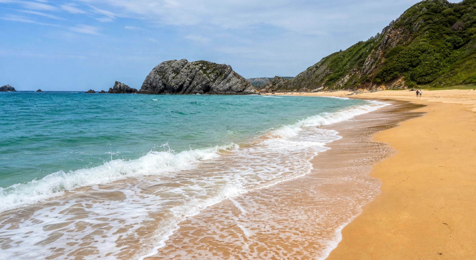 Esta playa salvaje de Cantabria parece del Caribe y casi nunca está llena