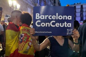 Manifestaciones por Ceuta en toda España, tensiones en Madrid