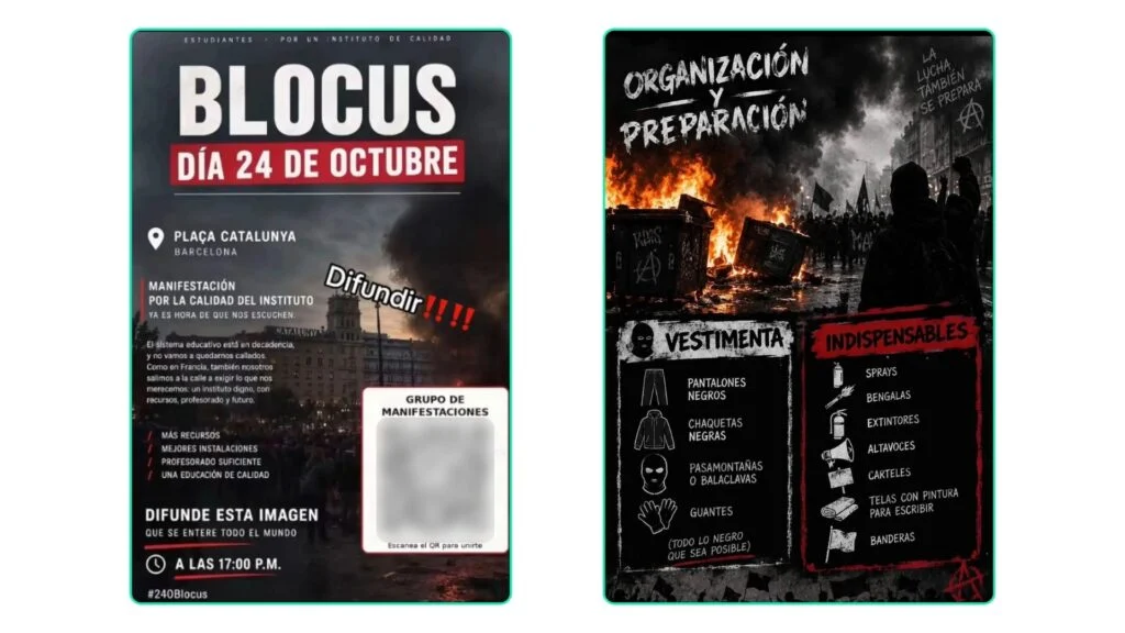 Disturbios en París y Madrid disturbios francia españa